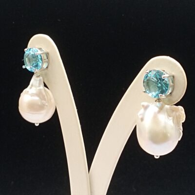 orecchini di perle barocche bianche e pietre silvana mannucci gioielli 1 scaled