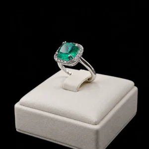 Anello Argento 925 con Pietra Idrotermale Modello Tamara