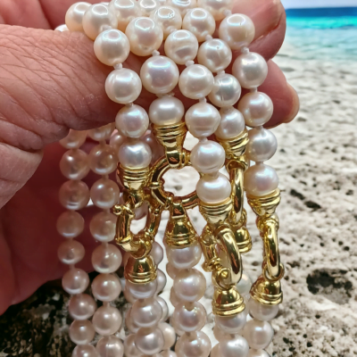 collana con le perle dacqua dolce silvana mannucci gioielli 4