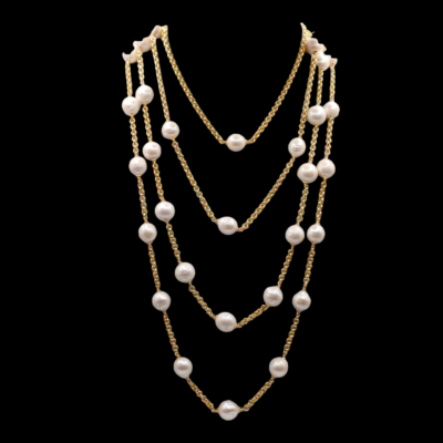 collana con le perle dacqua dolce di grandi dimensioni silvana mannucci gioielli 2 3