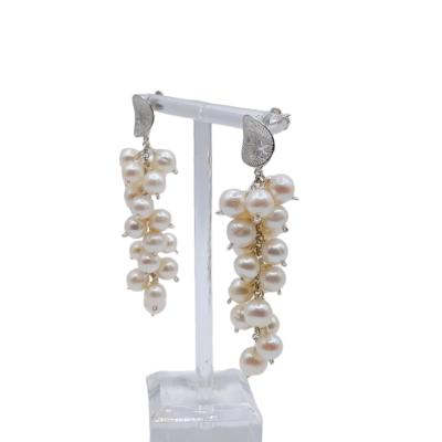 orecchini con le perle dacqua dolce e argento 925 silvana mannucci gioielli 1
