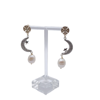 orecchini in argento e perle di fiume silvanamannucci gioielli 2