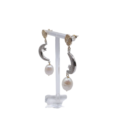 orecchini in argento e perle di fiume silvanamannucci gioielli 3