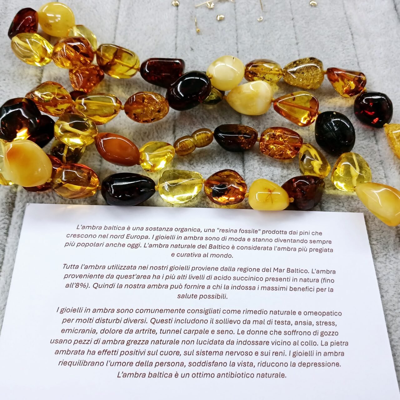 Collana in Ambra Baltica Sconto 50 %
