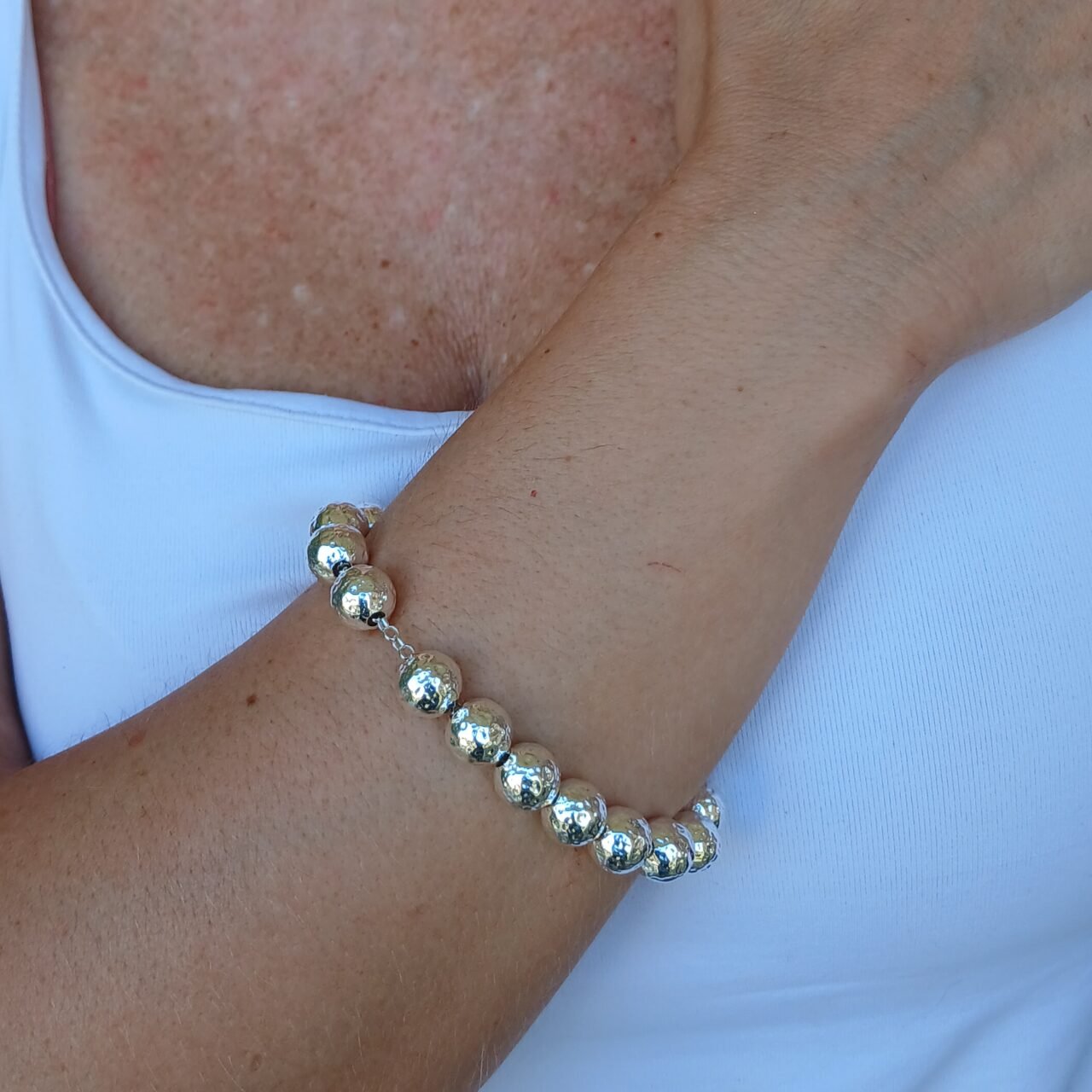 Bracciale in argento bianco Sofia