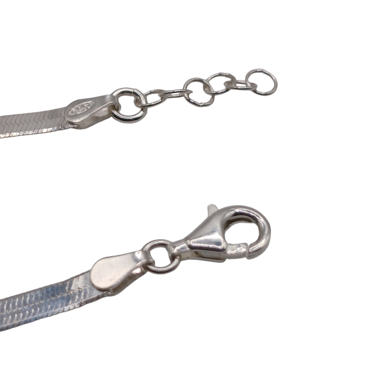 Bracciale Snake in argento 925-modello Piattina Snake