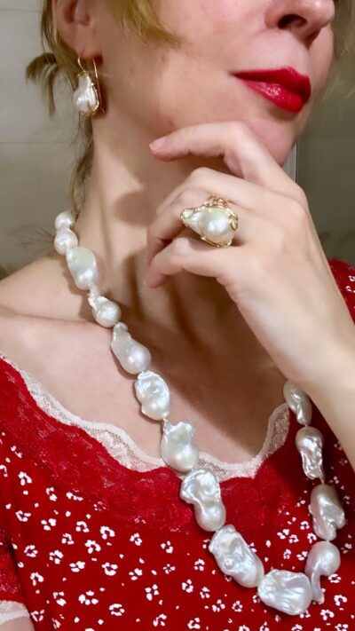 collana mavi con le perle scaramazze silvana mannucci gioielli 1