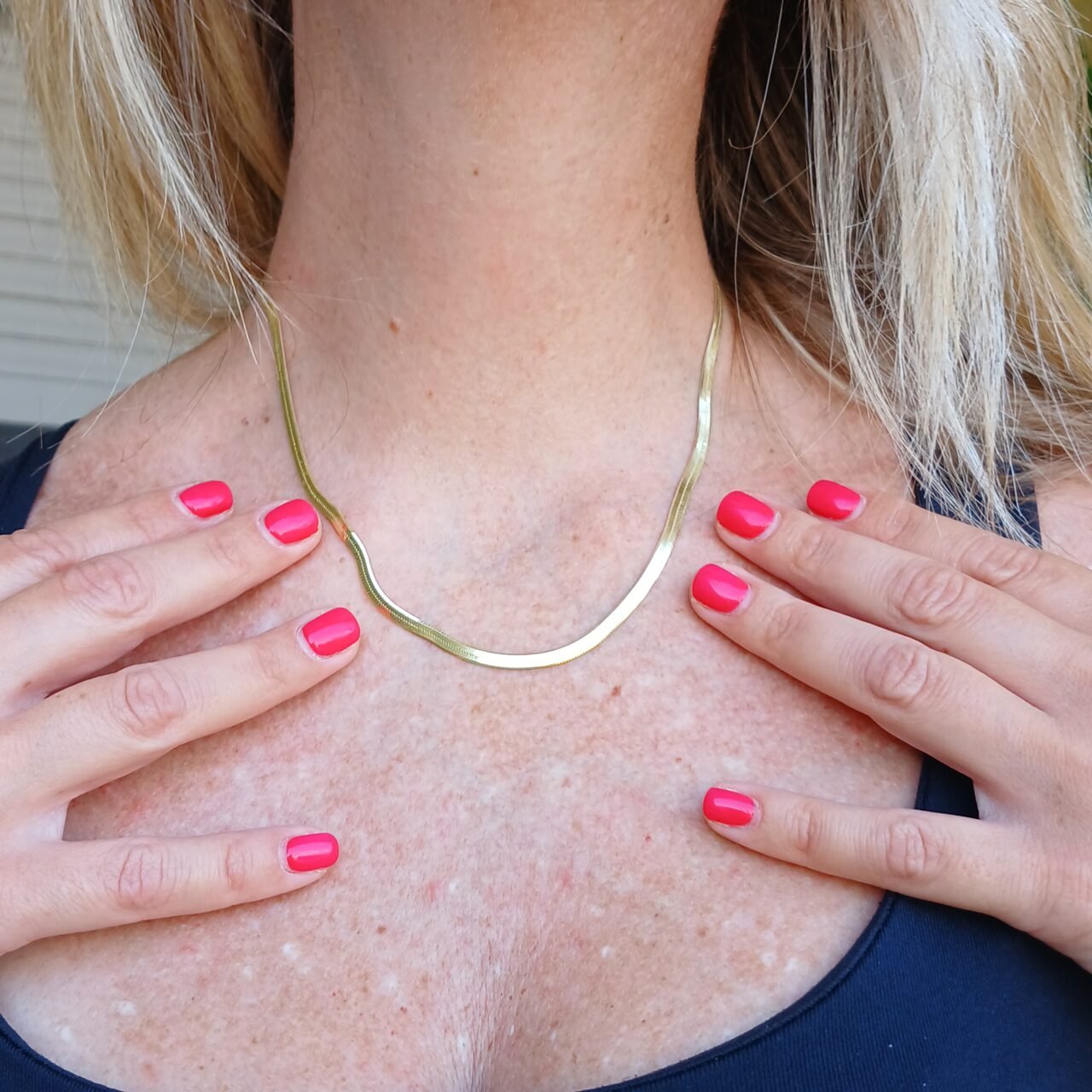 Collana Piattina Snake