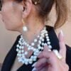 Collana multifilo con le perle di fiume-Modello Calliope - immagine 5