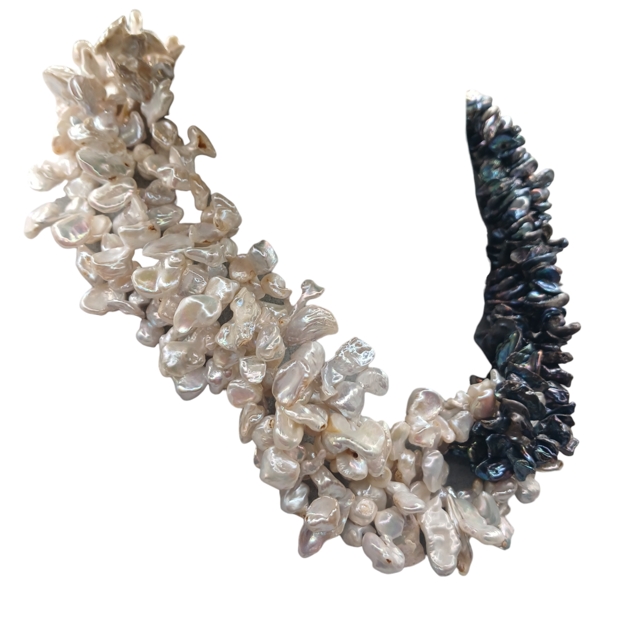 Collana con le perle Keshi-modello Keshi