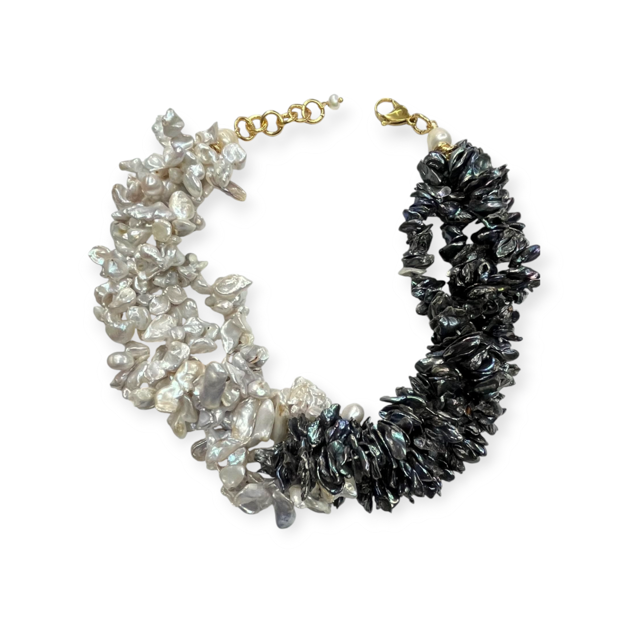Collana con le perle Keshi-modello Keshi