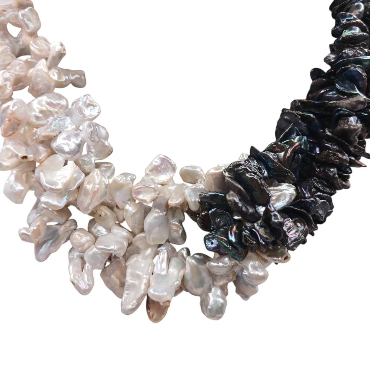 Collana con le perle Keshi-modello Keshi