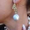 Orecchini con le perle barocche in argento 925-modello Isotta - immagine 2