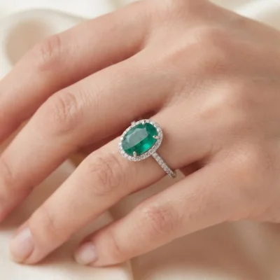 Anello in Argento 925 con Zirconi regolabile Venere