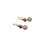 Orecchini con perle d'acqua dolce e Zirconi in argento 925-modello Paloma - immagine 4