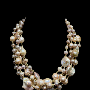 Collana con Perle di Fiume e Perle Scaramazze - Modello Meravigliosa
