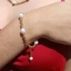 Bracciale in argento 925 e perle scaramazze-modello Eva
