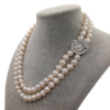 Collana di perle di acqua dolce bianche-modello Esperia - immagine 2