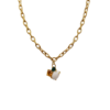 Collana a maglie larghe con pietre naturali-modello Estia - immagine 7