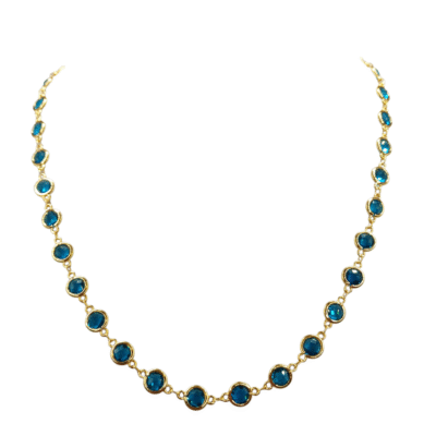 Collana Golden placcato oro giallo Spinello multicolor-modello Londra - immagine 5