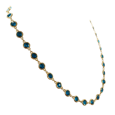 Collana Golden placcato oro giallo Spinello multicolor-modello Londra - immagine 6