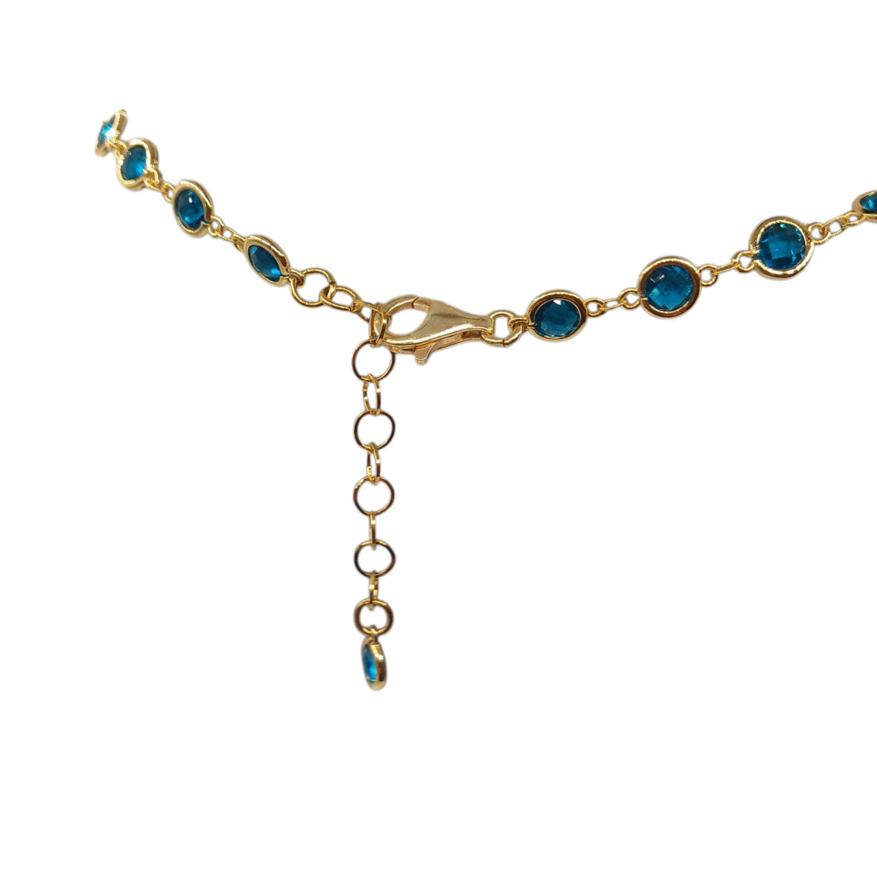 Collana Golden placcato oro giallo Spinello multicolor-modello Londra