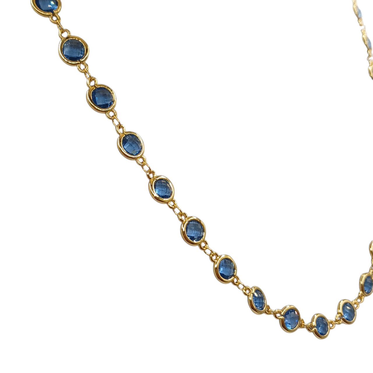 Collana Golden placcato oro giallo Spinello multicolor-modello Londra