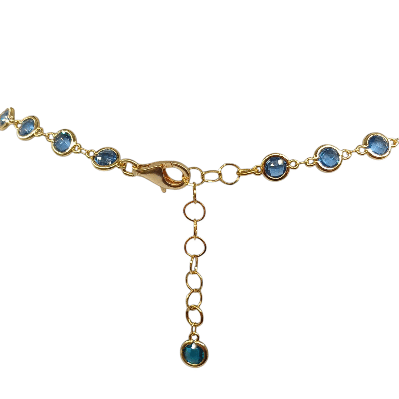 Collana Golden placcato oro giallo Spinello multicolor-modello Londra