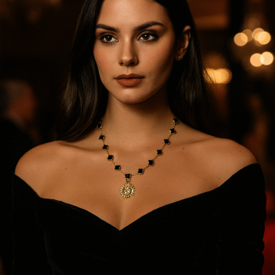 Collana in argento 925 con ciondolo sole e luna-modello Bologna