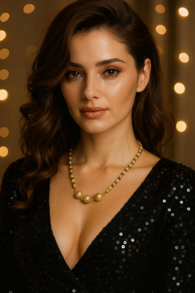 Collana granelli argento dorato ematite -modello Monaco