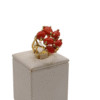 Anello in autentico corallo Mediterraneo-modello 4