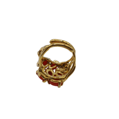 Anello in autentico corallo Mediterraneo-modello 3 - immagine 3