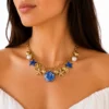 Collana con catena a maglie larghe in acciaio inox anallergico 316 L con ciondoli-modello Los Angeles