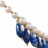 Collana con perle d’acqua dolce e lapislazzuli-modello Istanbul