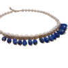 Collana con perle d’acqua dolce e lapislazzuli-modello Istanbul