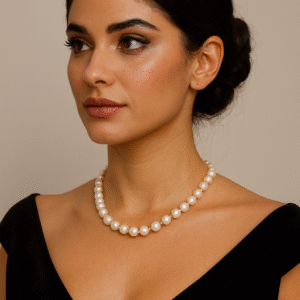 Collana con perle d’acqua dolce-modello Isola Santorini