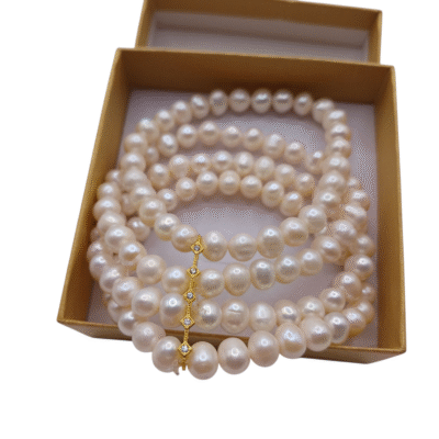 Bracciale con le perle di acqua dolce- modello Dodecaneso