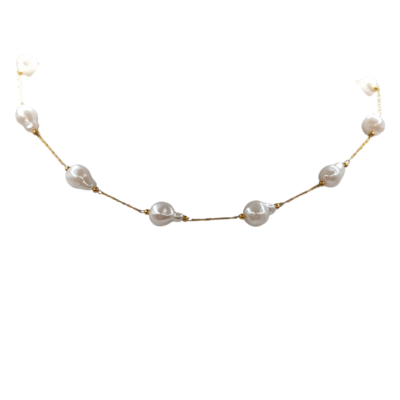 Collana con le perle scaramazze-modello Galatea
