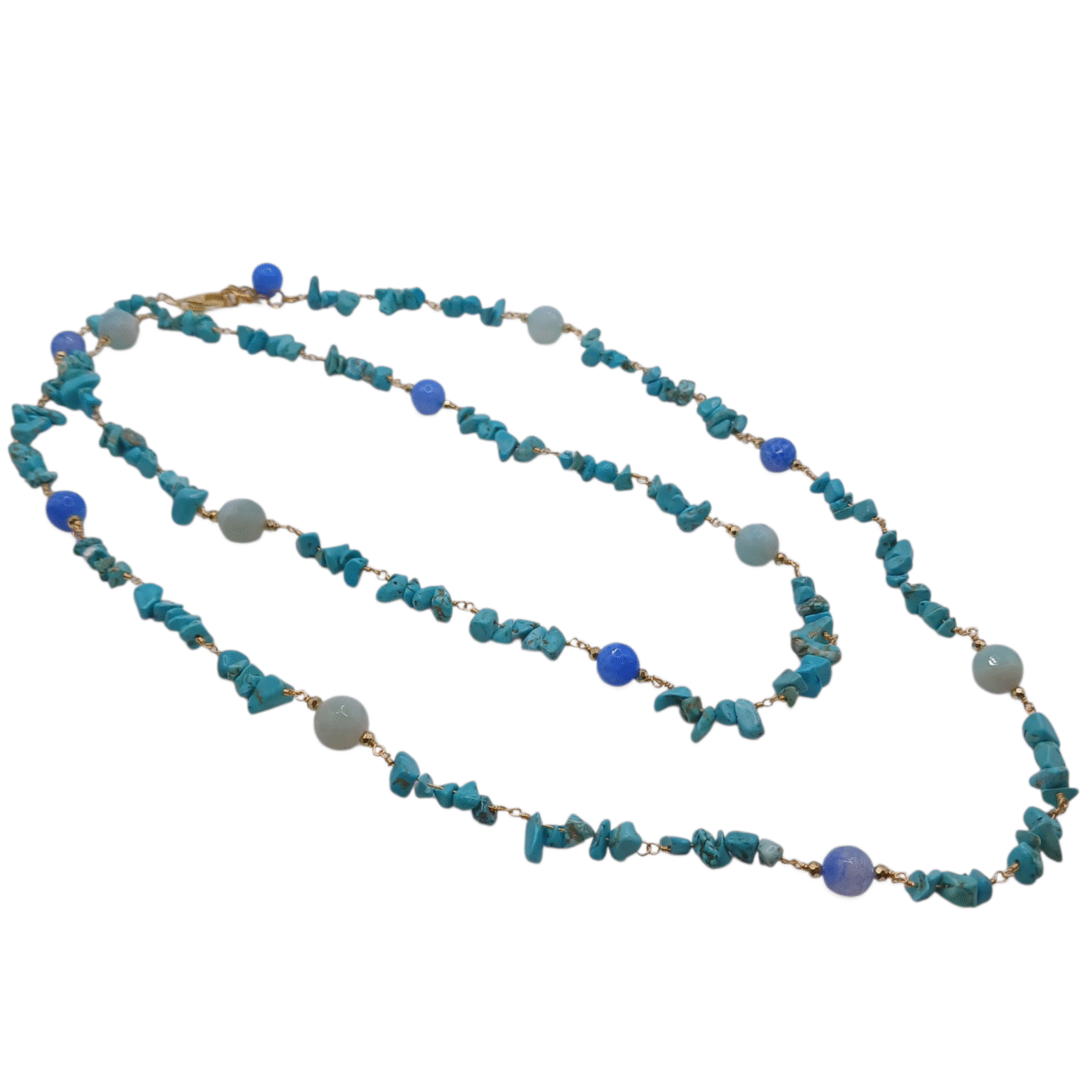 Collana con le pietre naturali -modello Isola Paros
