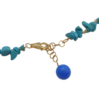 Collana con le pietre naturali -modello Isola Paros - immagine 6