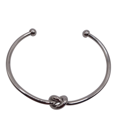 Bracciale rigido nodo in acciaio inox 316 L regolabile-modello Sveva