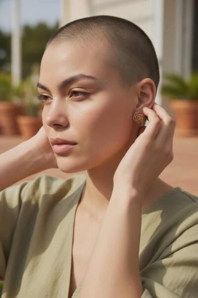 Orecchini in acciaio inossidabile-modello Belen