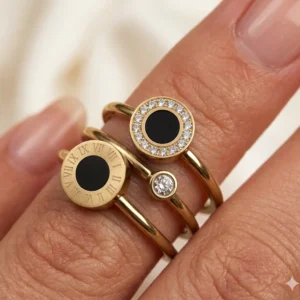 Anello in acciaio inossidabile-modello Greta