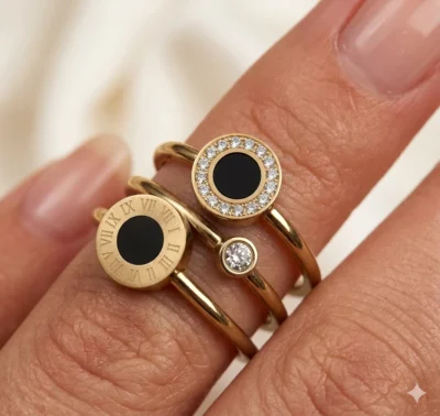 Anello in acciaio inossidabile-modello Greta