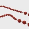 Collana con la pasta di corallo e perle scaramazze- modello Salamanca