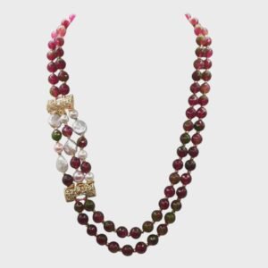 Collana con le pietre naturali -modello Bilbao