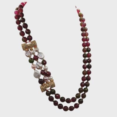 Collana con le pietre naturali -modello Bilbao