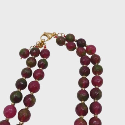 Collana con le pietre naturali -modello Bilbao