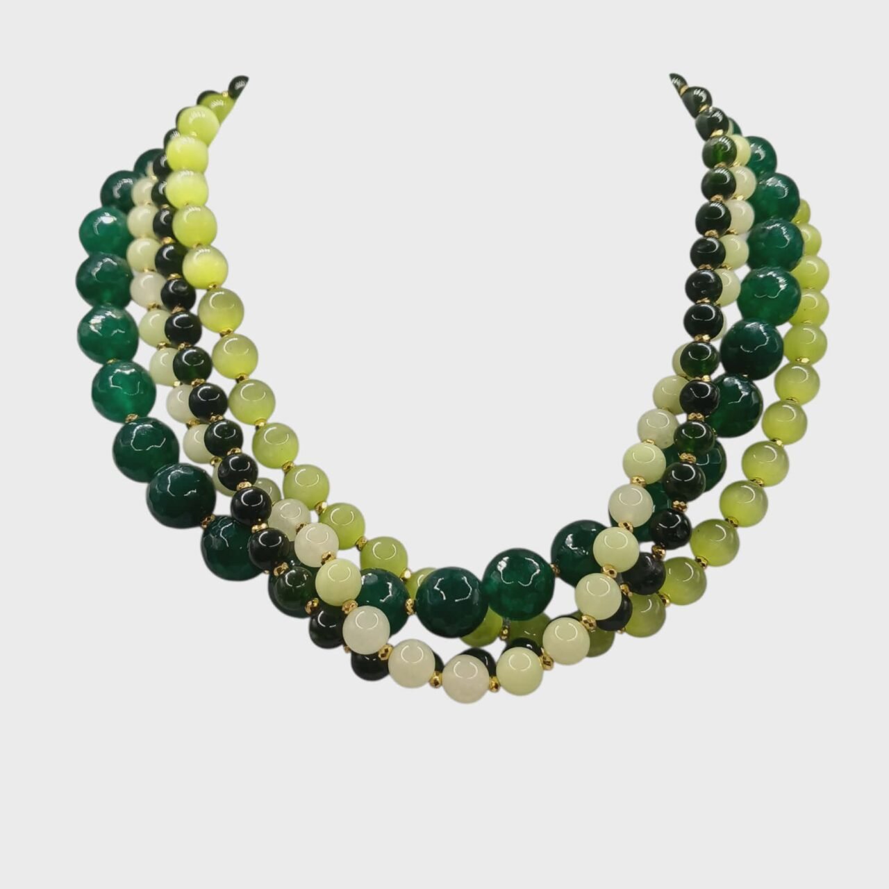 Collana con le pietre naturali -modello Saragozza