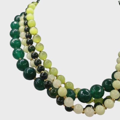 Collana con le pietre naturali -modello Saragozza